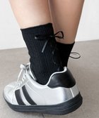 【ウィゴー/WEGO】のレースアップバックリボンソックス 人気、トレンドファッション・服の通販 founy(ファニー) ファッション Fashion レディースファッション Fashion for Women ソックス&靴下 Socks & Hosiery レッグウェア・ストッキング Legwear & Hosiery おすすめ Recommended / Our Picks ガーリー Girly, Feminine Style スニーカー Sneakers, Trainers スマホ Smartphone, Mobile Device ソックス Socks, Hosiery フェミニン Feminine, Girly リボン Ribbon, Bow レース Lace, Lace Fabric thumbnail ブラック|ID: prp329100004811208 ipo3291000000034922517