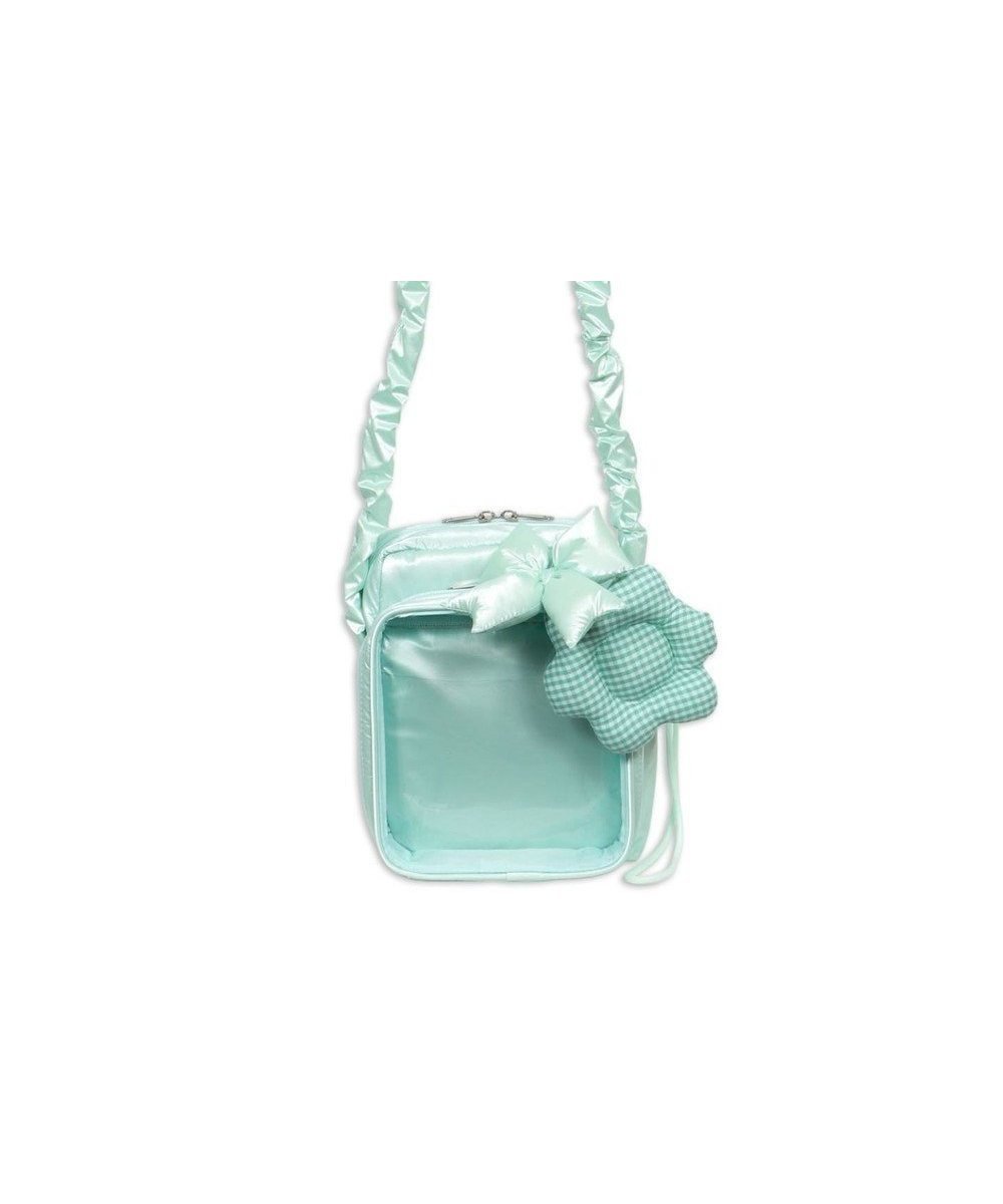 【ウィゴー/WEGO】の【痛バ&推し活グッズ】きらふわパフィ痛ショルダー インテリア・キッズ・メンズ・レディースファッション・服の通販 founy(ファニー) 　ファッション　Fashion　レディースファッション　Fashion for Women　春　Spring　ギャザー　Gathered, Ruffled　ギンガム　Gingham, Gingham Fabric　シャイニー　Shiny, Glossy Finish　ショルダー　Shoulder, Shoulder Strap　スマホ　Smartphone, Mobile Device　チャーム　Charm, Pendant　フラップ　Flap, Flap Pocket　フラワー　Flower, Floral　ポケット　Pocket, Pocket Detail　冬　Winter / This Winter　2025年　2025　2025-2026秋冬・A/W　Autumn/Winter 2025–26 AW25–26　グリーンその他|ID: prp329100004811209 ipo3291000000034922520