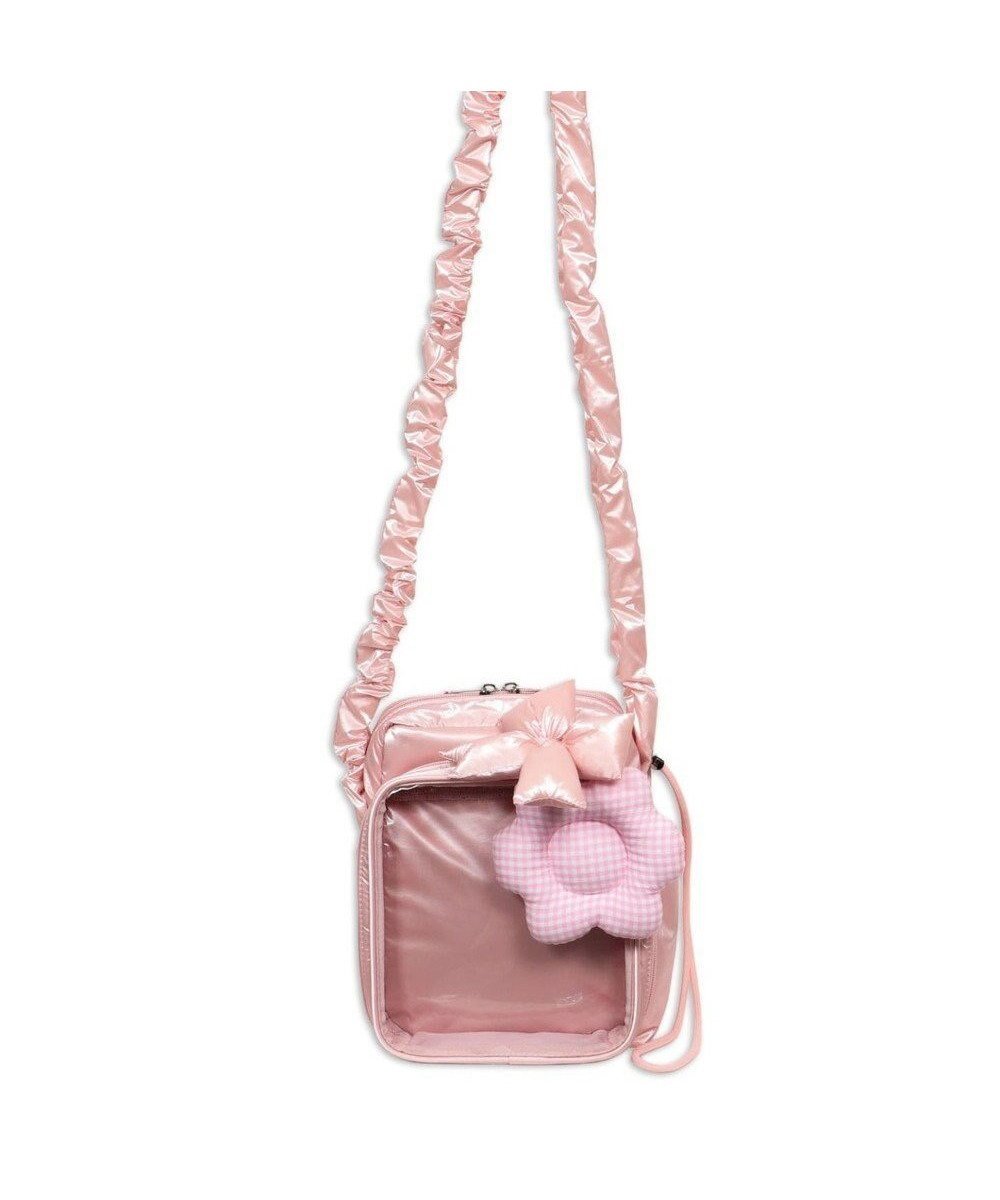 【ウィゴー/WEGO】の【痛バ&推し活グッズ】きらふわパフィ痛ショルダー インテリア・キッズ・メンズ・レディースファッション・服の通販 founy(ファニー) 　ファッション　Fashion　レディースファッション　Fashion for Women　春　Spring　ギャザー　Gathered, Ruffled　ギンガム　Gingham, Gingham Fabric　シャイニー　Shiny, Glossy Finish　ショルダー　Shoulder, Shoulder Strap　スマホ　Smartphone, Mobile Device　チャーム　Charm, Pendant　フラップ　Flap, Flap Pocket　フラワー　Flower, Floral　ポケット　Pocket, Pocket Detail　冬　Winter / This Winter　2025年　2025　2025-2026秋冬・A/W　Autumn/Winter 2025–26 AW25–26　ライトピンク|ID: prp329100004811209 ipo3291000000034922522