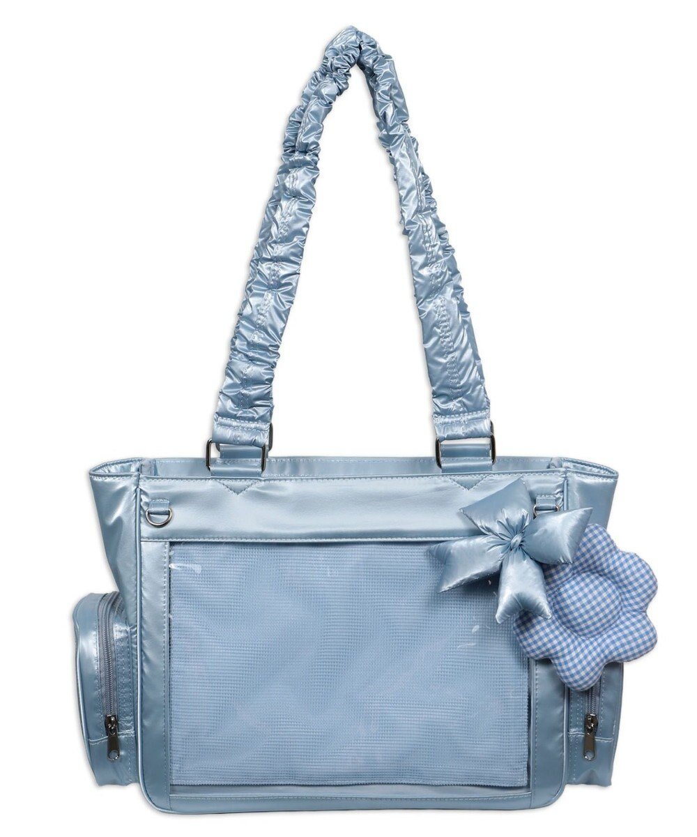 【ウィゴー/WEGO】の【痛バ&推し活グッズ】きらふわパフィ痛バッグS 人気、トレンドファッション・服の通販 founy(ファニー) 　ファッション　Fashion　レディースファッション　Fashion for Women　バッグ　Bags　春　Spring　ギャザー　Gathered, Ruffled　ギンガム　Gingham, Gingham Fabric　シャイニー　Shiny, Glossy Finish　スマホ　Smartphone, Mobile Device　チャーム　Charm, Pendant　フラワー　Flower, Floral　ポケット　Pocket, Pocket Detail　メッシュ　Mesh, Net Fabric　冬　Winter / This Winter　2025年　2025　2025-2026秋冬・A/W　Autumn/Winter 2025–26 AW25–26　 other-1|ID: prp329100004811210 ipo3291000000034922526