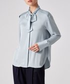 【ポール スミス/Paul Smith】のサテン ボウタイ ブラウス 人気、トレンドファッション・服の通販 founy(ファニー) ファッション Fashion レディースファッション Fashion for Women トップス・カットソー Cut & Sew Tops シャツ・ブラウス・オフィスカジュアル Elegant Blouses & Button-Ups エレガント 上品 Elegant サテン Satin, Glossy Fabric フォーマル Formal, Dressy 夏 Summer S/S・春夏 SS, Spring/Summer, Warm Season A/W・秋冬 Autumn/Winter thumbnail ライトブルー|ID: prp329100004811216 ipo3291000000034922549
