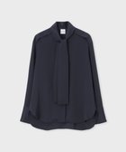 【ポール スミス/Paul Smith】のサテン ボウタイ ブラウス 人気、トレンドファッション・服の通販 founy(ファニー) ファッション Fashion レディースファッション Fashion for Women トップス・カットソー Cut & Sew Tops シャツ・ブラウス・オフィスカジュアル Elegant Blouses & Button-Ups エレガント 上品 Elegant サテン Satin, Glossy Fabric フォーマル Formal, Dressy 夏 Summer S/S・春夏 SS, Spring/Summer, Warm Season A/W・秋冬 Autumn/Winter thumbnail ネイビー|ID: prp329100004811216 ipo3291000000034922550