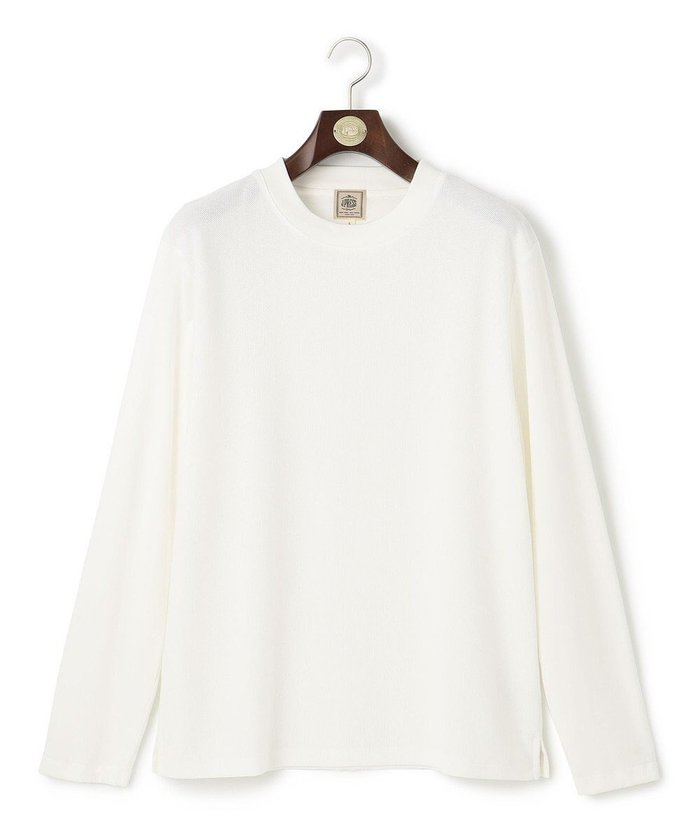 【ジェイ プレス/J.PRESS / MEN】のヴァーティカルケーブル ロングスリーブTシャツ インテリア・キッズ・メンズ・レディースファッション・服の通販 founy(ファニー) https://founy.com/ ファッション Fashion メンズファッション Fashion for Men トップス・カットソー Cut & Sew Tops メンズシャツ Shirts インナー Innerwear カットソー Cut and Sewn Top 吸水 Absorbent, Quick-Dry ジャケット Jacket, Outerwear スリーブ Sleeve, Long Sleeve / Short Sleeve ハーフ Half, Half-Length 半袖 Short Sleeve, Half Sleeve ロング Long, Long-Length A/W・秋冬 Autumn/Winter おすすめ Recommended / Our Picks 夏 Summer |ID: prp329100004811986 ipo3291000000034931248