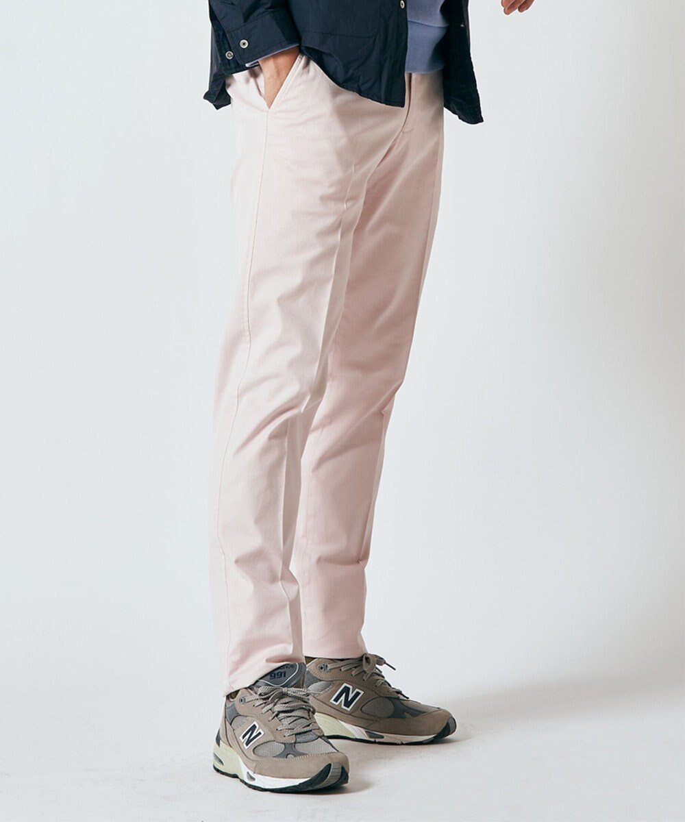 【ジェイ プレス/J.PRESS / MEN】のオーガニックコットントリコチンストレッチ スローンパンツ インテリア・キッズ・メンズ・レディースファッション・服の通販 founy(ファニー) 　ファッション　Fashion　メンズファッション　Fashion for Men　ボトムス　Bottoms　おすすめ　Recommended / Our Picks　オーガニック　Organic Cotton　シンプル　Simple, Minimal　夏　Summer　定番　Standard, Basic Item　春　Spring　S/S・春夏　SS, Spring/Summer, Warm Season　秋　Autumn　ピンク系|ID: prp329100004811987 ipo3291000000034931256
