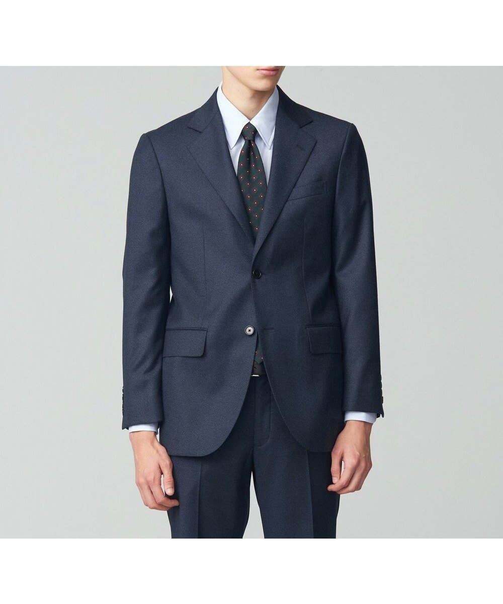 【ジェイ プレス/J.PRESS / MEN】の【J.PRESS MOVING】REDA1865ライトフランネル ジャケット インテリア・キッズ・メンズ・レディースファッション・服の通販 founy(ファニー) 　ファッション　Fashion　メンズファッション　Fashion for Men　アウター　Men's Coats Outerwear　テーラードジャケット　Tailored Jackets & Blazers　カッティング　Cutting Detail　ショルダー　Shoulder, Shoulder Strap　シンプル　Simple, Minimal　ジャケット　Jacket, Outerwear　ストレッチ　Stretch, Stretchy Fabric　スポーツ　Sports, Activewear　スマート　Smart, Elegant　スーツ　Suit, Formalwear　セットアップ　Set-Up, Coordinated Outfit　定番　Standard, Basic Item　パイピング　Piping, Trim Design　フィット　Fit, Slim Fit　ポケット　Pocket, Pocket Detail　A/W・秋冬　Autumn/Winter　ネイビー系|ID: prp329100004811994 ipo3291000000034931284