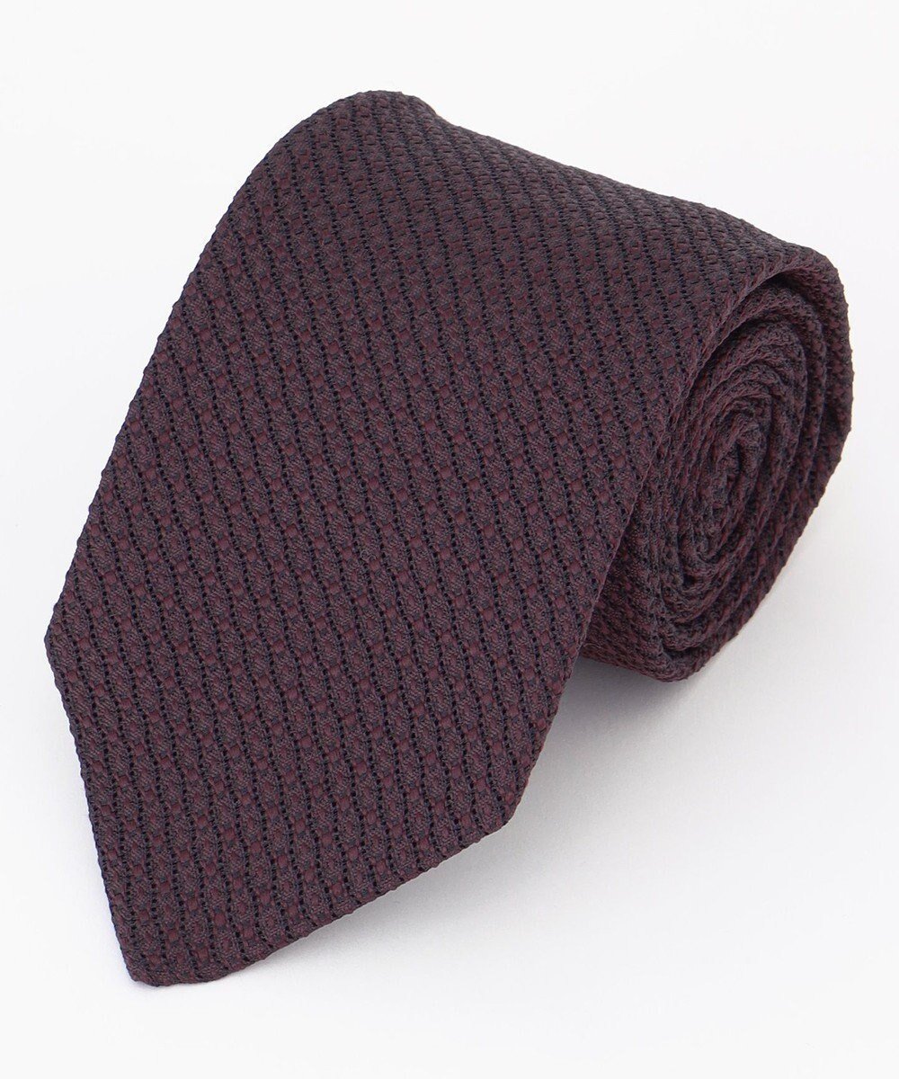 【ジェイ プレス/J.PRESS / MEN】の【JAPANESE SILK FRESCO TIE COLLECTION】無地ネクタイ インテリア・キッズ・メンズ・レディースファッション・服の通販 founy(ファニー) 　ファッション　Fashion　メンズファッション　Fashion for Men　スーツ　Suit, Formalwear　無地　Plain, Solid Color　ワイン系|ID: prp329100004811998 ipo3291000000034931295