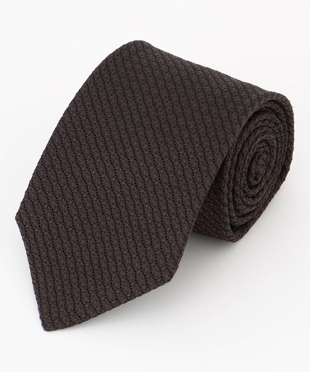 【ジェイ プレス/J.PRESS / MEN】の【JAPANESE SILK FRESCO TIE COLLECTION】無地ネクタイ インテリア・キッズ・メンズ・レディースファッション・服の通販 founy(ファニー) 　ファッション　Fashion　メンズファッション　Fashion for Men　スーツ　Suit, Formalwear　無地　Plain, Solid Color　ブラウン系|ID: prp329100004811998 ipo3291000000034931296