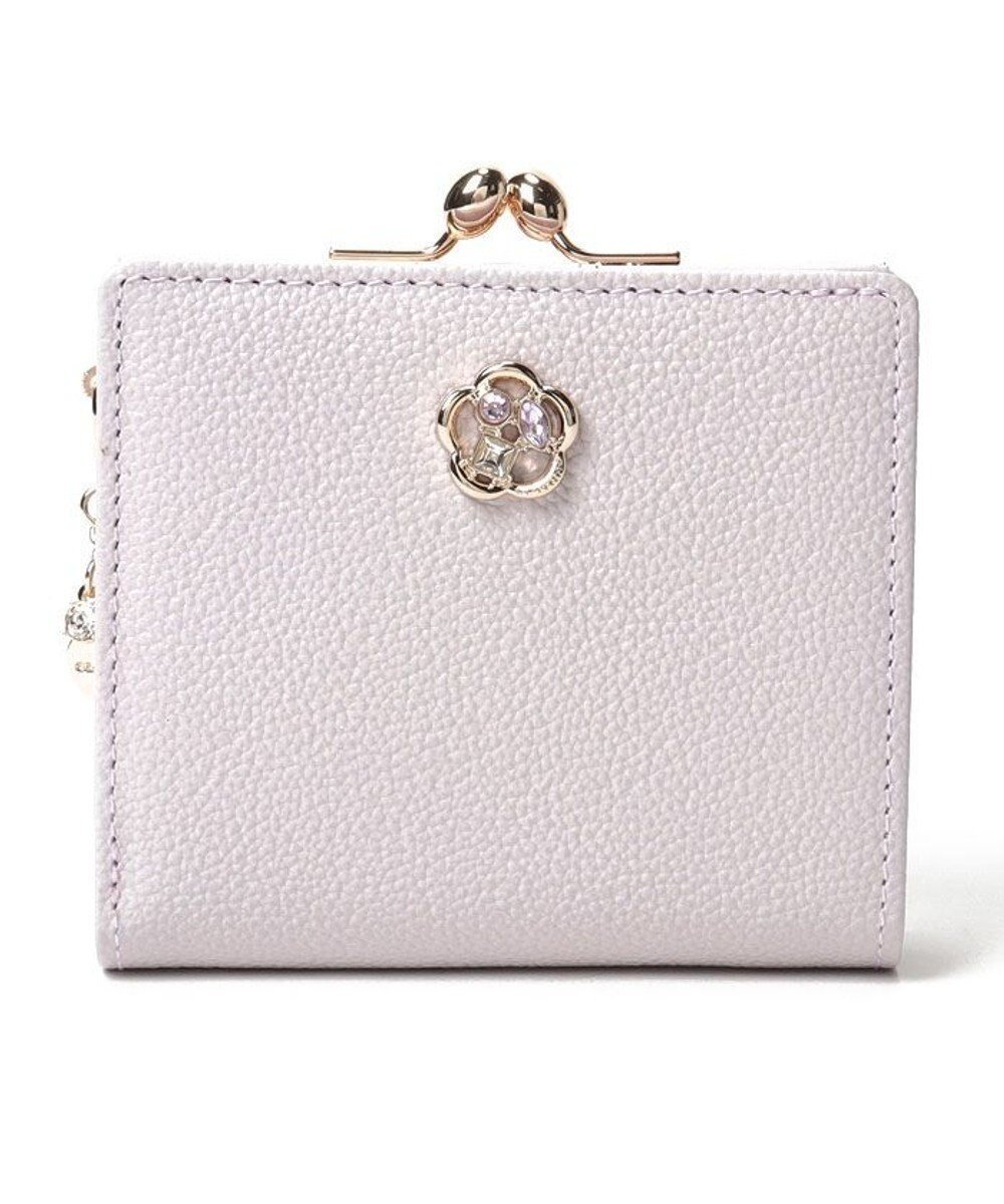 【クレイサス/CLATHAS】のモマン 口金二つ折り財布 インテリア・キッズ・メンズ・レディースファッション・服の通販 founy(ファニー) 　ファッション　Fashion　レディースファッション　Fashion for Women　ミニ財布・二つ折り財布　Wallets & Card Cases　クリスタル　Crystal, Swarovski　コンパクト　Compact, Small Size　ジュエリー　Jewelry, Accessories　トレンド　Trend, Trending Now　パール　Pearl, Pearl Accent　ビジュー　Bijou, Jewel-like Accent　ラベンダー　Lavender　エレガント 上品　Elegant　財布　Wallet, Purse　ラベンダー|ID: prp329100004812008 ipo3291000000034931357
