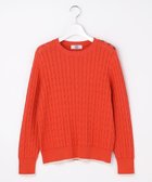 【ジェイ プレス/J.PRESS】のCABLE ニット ブラッドオレンジ系|ID: prp329100004812017 ipo3291000000034931438