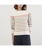 【ジェイ プレス/J.PRESS】のRayon Stretch Border ニット オフ×モカ×ブラッドオレンジ系|ID: prp329100004812018 ipo3291000000034931441