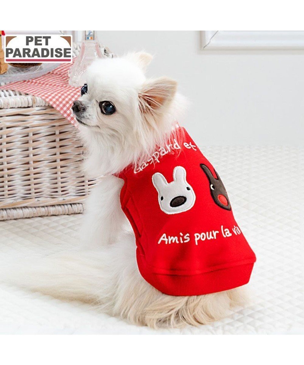 【ペットパラダイス/PET PARADISE / GOODS】のリサとガスパール 脇開き ベスト 《レッド》 小型犬 インテリア・キッズ・メンズ・レディースファッション・服の通販 founy(ファニー) 　パール　Pearl, Pearl Accent　ベスト　Vest, Waistcoat　夏　Summer　春　Spring　S/S・春夏　SS, Spring/Summer, Warm Season　犬　Dog　ホーム・キャンプ・アウトドア・お取り寄せ　Home Living / Home & Lifestyle / Camping Gear / Outdoor Camping　ペットグッズ　Pet Supplies　レッド|ID: prp329100004812862 ipo3291000000034940945