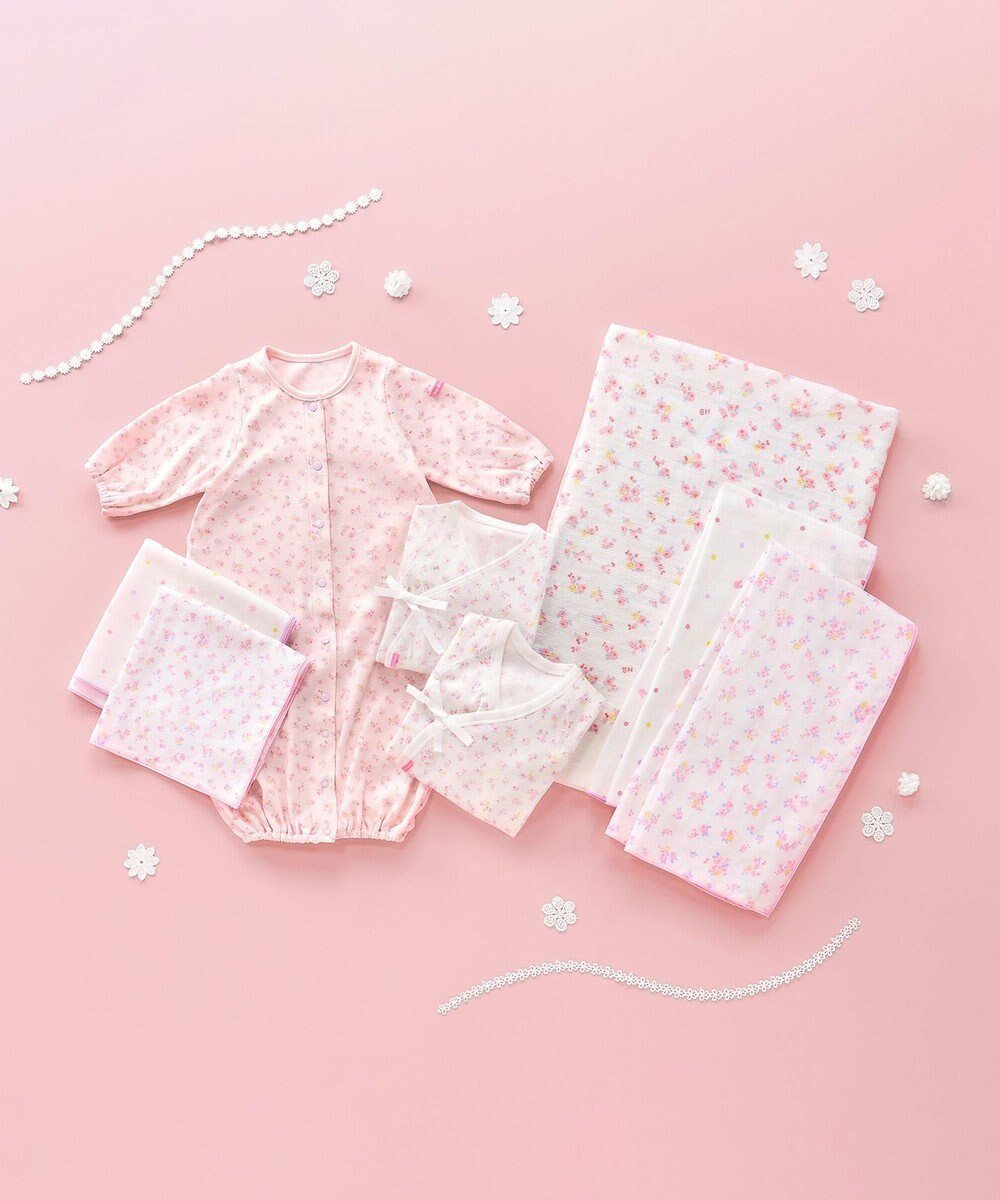 【ミキハウスホットビスケッツ/MIKI HOUSE HOT BISCUITS / KIDS】の出産準備セット 通年用(総柄) 人気、トレンドファッション・服の通販 founy(ファニー) 　ファッション　Fashion　キッズファッション　Fashion for Kids　おすすめ　Recommended / Our Picks　コンビ　Combo, Combination Style　タオル　Towel, Bath Towel　ハンカチ　Handkerchief, Hanky　日本製　Made In Japan　 other-1|ID: prp329100004812863 ipo3291000000034940948