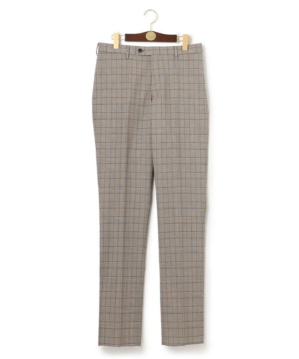 【ジェイ プレス/J.PRESS / MEN】の【J.PRESS BASIC】ペピンメリノコンフォート ストレッチブラウン グレナカートチェック スラックス インテリア・キッズ・メンズ・レディースファッション・服の通販 founy(ファニー) 　ファッション　Fashion　メンズファッション　Fashion for Men　ボトムス　Bottoms　ウォッシャブル　Machine Washable　春　Spring　ストレッチ　Stretch, Stretchy Fabric　スラックス　Slacks, Dress Pants　スーツ　Suit, Formalwear　ドレス　Dress, One-Piece　定番　Standard, Basic Item　フィット　Fit, Slim Fit　S/S・春夏　SS, Spring/Summer, Warm Season　夏　Summer　ブラウン系4|ID: prp329100004812868 ipo3291000000034940970