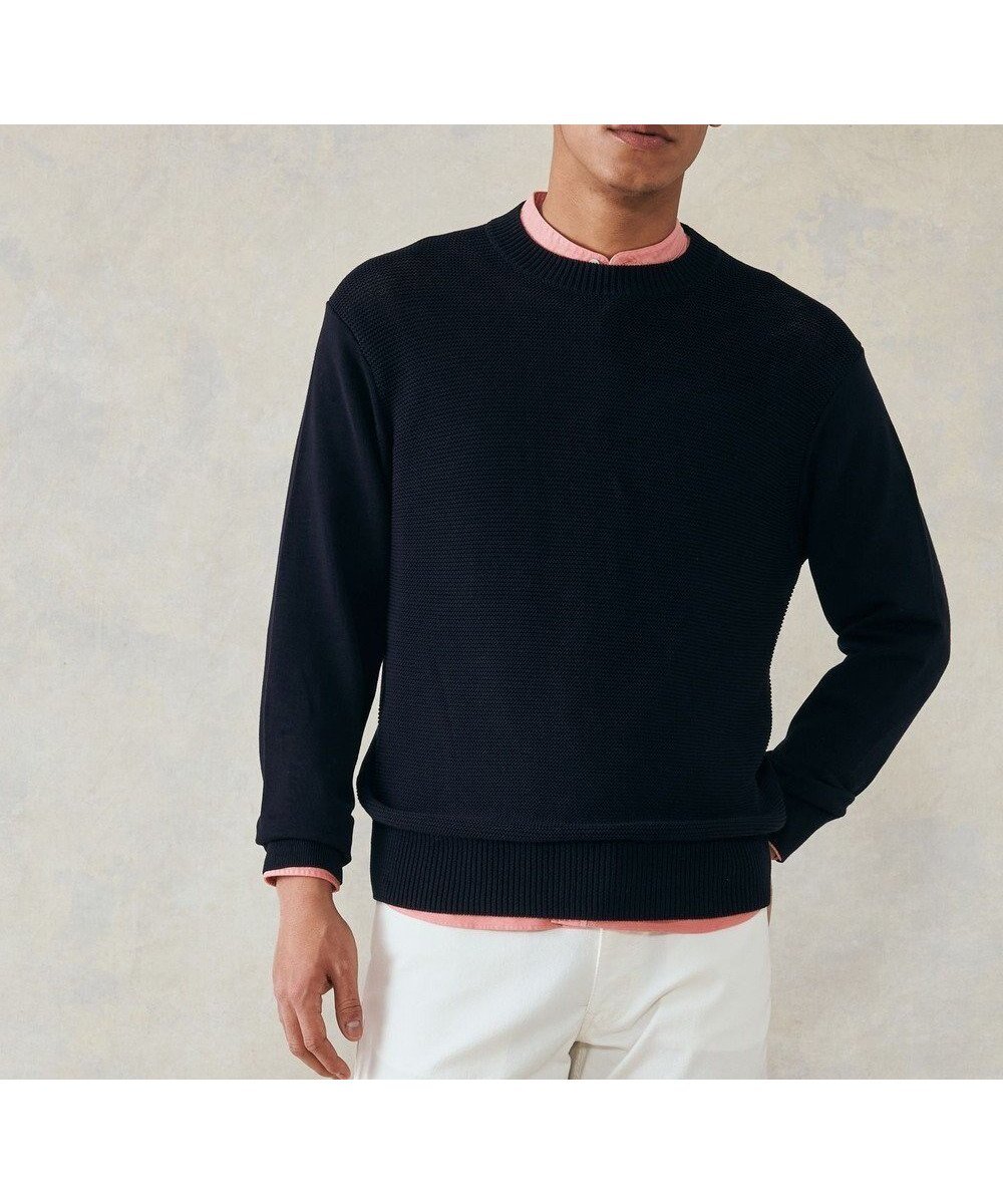 【ジェイ プレス/J.PRESS / MEN】のドライメッシュセーター インテリア・キッズ・メンズ・レディースファッション・服の通販 founy(ファニー) 　ファッション　Fashion　メンズファッション　Fashion for Men　トップス・カットソー　Cut & Sew Tops　ニット・セーター / 定番トップス　Knit Tops & Sweaters　春　Spring　ジャケット　Jacket, Outerwear　セーター　Sweater, Knitwear　フィット　Fit, Slim Fit　メッシュ　Mesh, Net Fabric　レギュラー　Regular, Standard Fit　S/S・春夏　SS, Spring/Summer, Warm Season　夏　Summer　ネイビー系|ID: prp329100004812870 ipo3291000000034940976