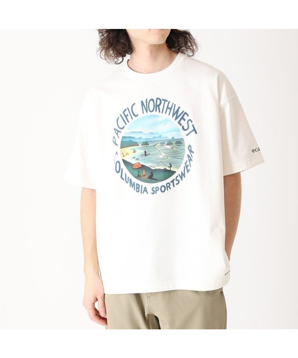 【コロンビア/Columbia / MEN】のColumbia/ レイクトゥアベニューグラフィックショートスリーブTシャツ /コロンビア 人気、トレンドファッション・服の通販 founy(ファニー) 　ファッション　Fashion　メンズファッション　Fashion for Men　トップス・カットソー　Cut & Sew Tops　メンズシャツ　Shirts　アウトドア　Outdoor Clothing　カットソー　Cut and Sewn Top　グラフィック　Graphic, Graphic Design　パターン　Pattern, Design Print　フィット　Fit, Slim Fit　半袖　Short Sleeve, Half Sleeve　リラックス　Relax, Relaxed Fit　A/W・秋冬　Autumn/Winter　S/S・春夏　SS, Spring/Summer, Warm Season　おすすめ　Recommended / Our Picks　夏　Summer　 other-1|ID: prp329100004812873 ipo3291000000034940983
