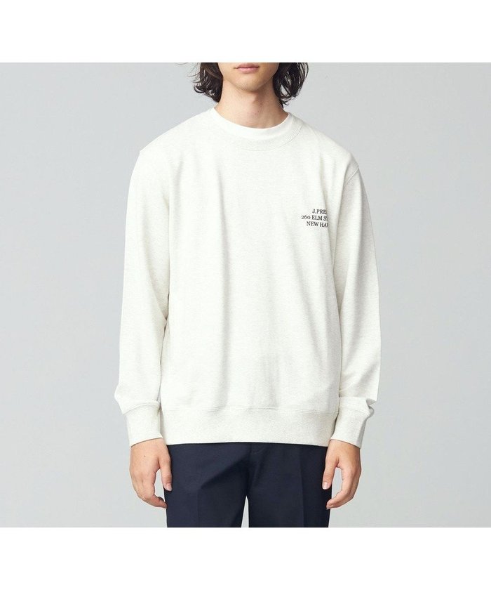 【ジェイ プレス/J.PRESS / MEN】のインレージャージー アドレスプリント ロゴトレーナー インテリア・キッズ・メンズ・レディースファッション・服の通販 founy(ファニー) https://founy.com/ ファッション Fashion メンズファッション Fashion for Men トップス・カットソー Cut & Sew Tops スウェット / スエット Sweatshirt, Sweatwear トレーナー Sweatshirt, Trainer フィット Fit, Slim Fit プリント Print, Printed Pattern レギュラー Regular, Standard Fit A/W・秋冬 Autumn/Winter S/S・春夏 SS, Spring/Summer, Warm Season おすすめ Recommended / Our Picks 夏 Summer エレガント 上品 Elegant |ID: prp329100004812875 ipo3291000000034940994