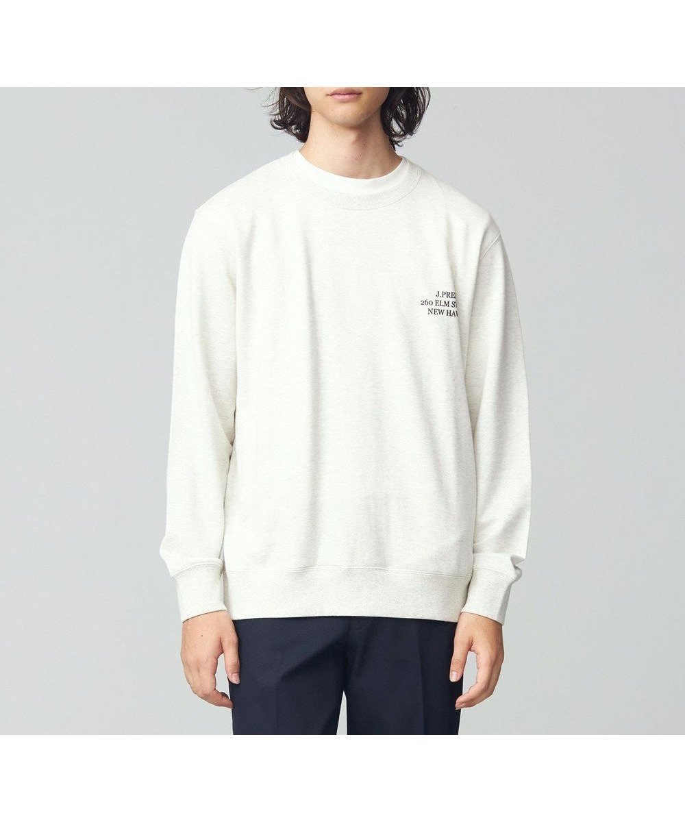 【ジェイ プレス/J.PRESS / MEN】のインレージャージー アドレスプリント ロゴトレーナー 人気、トレンドファッション・服の通販 founy(ファニー) 　ファッション　Fashion　メンズファッション　Fashion for Men　トップス・カットソー　Cut & Sew Tops　スウェット / スエット　Sweatshirt, Sweatwear　トレーナー　Sweatshirt, Trainer　フィット　Fit, Slim Fit　プリント　Print, Printed Pattern　レギュラー　Regular, Standard Fit　A/W・秋冬　Autumn/Winter　S/S・春夏　SS, Spring/Summer, Warm Season　おすすめ　Recommended / Our Picks　夏　Summer　エレガント 上品　Elegant　 other-1|ID: prp329100004812875 ipo3291000000034940994