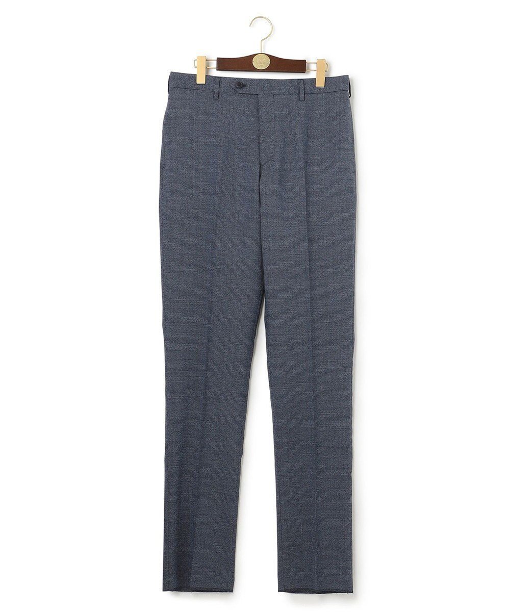 【ジェイ プレス/J.PRESS / MEN】の【J.PRESS BASIC】ペピンメリノコンフォート ストレッチムリネ ハウンドトゥース スラックス インテリア・キッズ・メンズ・レディースファッション・服の通販 founy(ファニー) 　ファッション　Fashion　メンズファッション　Fashion for Men　ボトムス　Bottoms　ウォッシャブル　Machine Washable　春　Spring　ストレッチ　Stretch, Stretchy Fabric　スラックス　Slacks, Dress Pants　スーツ　Suit, Formalwear　ドレス　Dress, One-Piece　定番　Standard, Basic Item　ハウンドトゥース　Houndstooth, Dogtooth Check　フィット　Fit, Slim Fit　S/S・春夏　SS, Spring/Summer, Warm Season　夏　Summer　ブルー系8|ID: prp329100004812883 ipo3291000000034941023