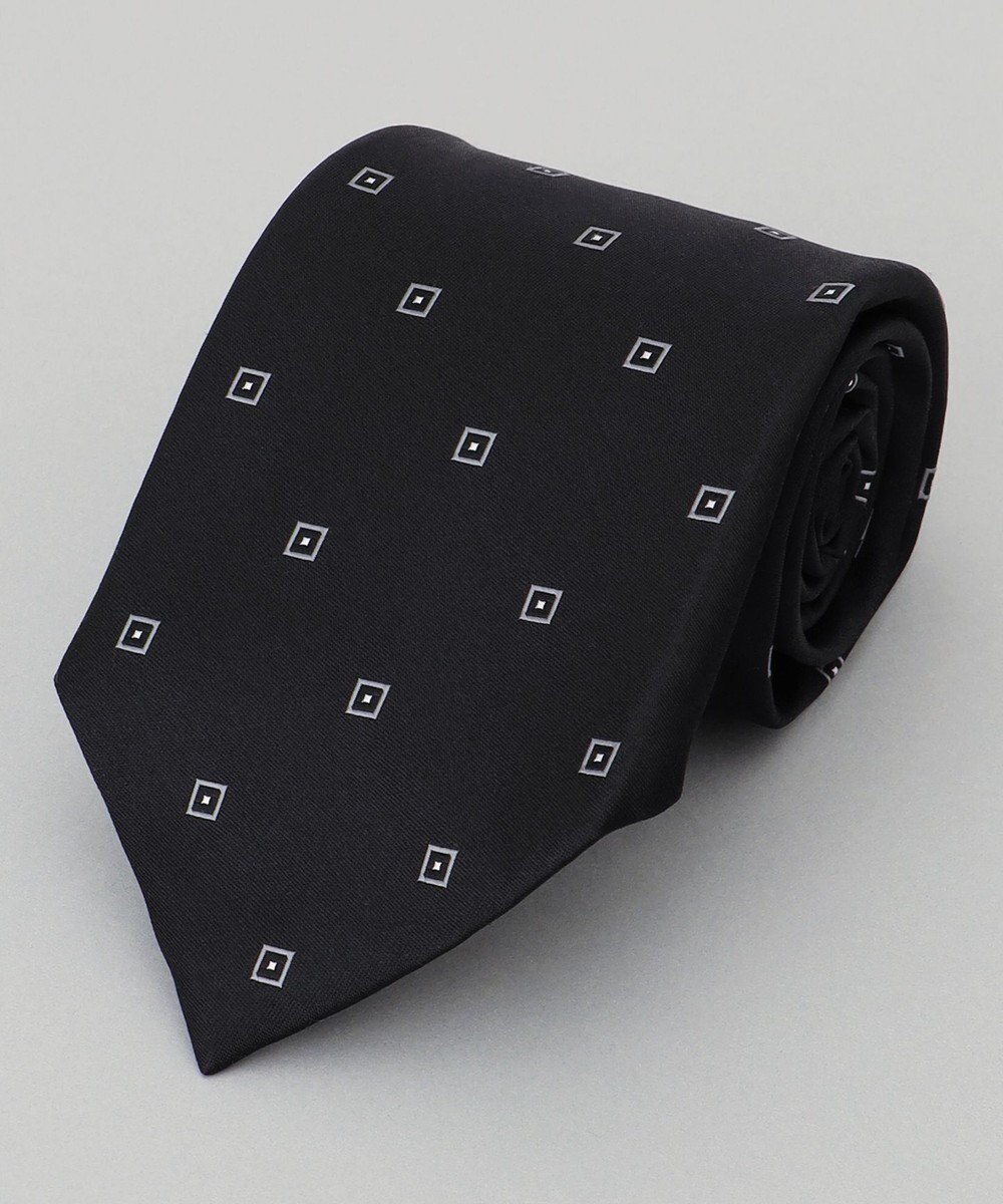 【五大陸/gotairiku / MEN】の【日本製】西陣ネクタイ_ブラック×シルバー系 インテリア・キッズ・メンズ・レディースファッション・服の通販 founy(ファニー) 　ファッション　Fashion　メンズファッション　Fashion for Men　シルク　Silk, 100% Silk　シルバー　Silver, Metallic Silver　スーツ　Suit, Formalwear　日本製　Made In Japan　ブラック系5|ID: prp329100004812892 ipo3291000000034941064