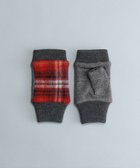 【オルクベット/ORuKuBET】のタンチェックフィンガーレスグローブ(WOMEN) 人気、トレンドファッション・服の通販 founy(ファニー) ファッション Fashion レディースファッション Fashion for Women 手袋 Gloves & Mittens なめらか Smooth, Silky Texture アクリル Acrylic Material スマート Smart, Elegant リブニット Rib Knit, Ribbed Knit 人気 Popular, Best Seller 定番 Standard, Basic Item A/W・秋冬 Autumn/Winter thumbnail レッド|ID: prp329100004812907 ipo3291000000034941150