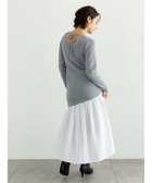 【テチチ/Te chichi】の【宮本茉由着用】リブニットドッキングアシメワンピース グレー|ID: prp329100004812908 ipo3291000000034941153