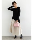 【テチチ/Te chichi】の【宮本茉由着用】リブニットドッキングアシメワンピース ブラック|ID: prp329100004812908 ipo3291000000035409606