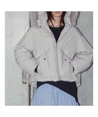 【テチチ/Te chichi】の【宮本茉由着用】フードショートダウンジャケット Sグレー|ID: prp329100004812910 ipo3291000000035409612