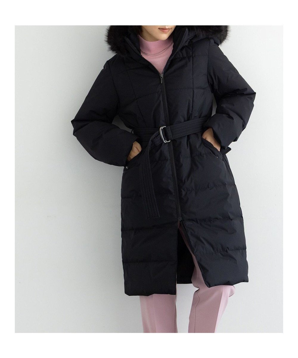 【テチチ/Te chichi】の【宮本茉由着用】フードロングダウンコート 人気、トレンドファッション・服の通販 founy(ファニー) 　ファッションモデル・俳優・女優　Models　女性　Women　宮本茉由　MIyamoto Mayu　ファッション　Fashion　レディースファッション　Fashion for Women　アウター　Coat / Outerwear Collection　コート・ロングコート・ピーコート　Long Coats, Peacoats & More　レディースジャケット・軽アウター　Jackets　ダウンジャケット・軽量ダウン　Warm & Lightweight Down Jackets　ジャケット　Jacket, Outerwear　ダウン　Down, Puffer　ロング　Long, Long-Length　冬　Winter / This Winter　夏　Summer　S/S・春夏　SS, Spring/Summer, Warm Season　A/W・秋冬　Autumn/Winter　ビジネス 仕事 通勤　Business / Work / Commuting　 other-1|ID: prp329100004812911 ipo3291000000035384630