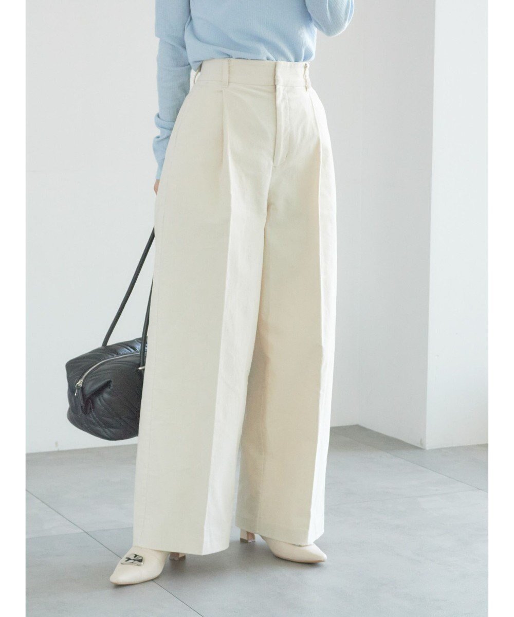 【テチチ/Te chichi】の【宮本茉由着用】コーデュロイワイドパンツ 人気、トレンドファッション・服の通販 founy(ファニー) 　ファッションモデル・俳優・女優　Models　女性　Women　宮本茉由　MIyamoto Mayu　ファッション　Fashion　レディースファッション　Fashion for Women　パンツ　Pants & Trousers　コーデュロイ　Corduroy, Cord Fabric　シンプル　Simple, Minimal　スウェット / スエット　Sweatshirt, Sweatwear　バランス　Balance, Style Balance　ワイド　Wide, Wide Fit　夏　Summer　S/S・春夏　SS, Spring/Summer, Warm Season　A/W・秋冬　Autumn/Winter　 other-1|ID: prp329100004812913 ipo3291000000035635103