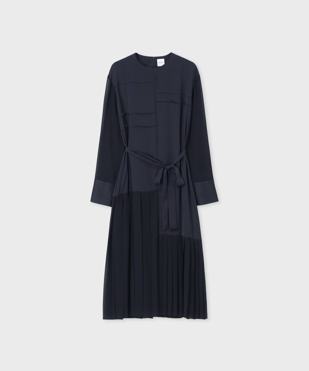 【ポール スミス/Paul Smith】のプリーツパネル オケージョン ワンピース インテリア・キッズ・メンズ・レディースファッション・服の通販 founy(ファニー) 　ファッション　Fashion　レディースファッション　Fashion for Women　ワンピース　Dresses　エレガント 上品　Elegant　オケージョン　Occasion Wear　ドレープ　Drape, Draping Fabric　フォーマル　Formal, Dressy　プリーツ　Pleats, Pleated　ペチコート　Petticoat, Underskirt　夏　Summer　S/S・春夏　SS, Spring/Summer, Warm Season　A/W・秋冬　Autumn/Winter　ネイビー|ID: prp329100004812916 ipo3291000000034941184