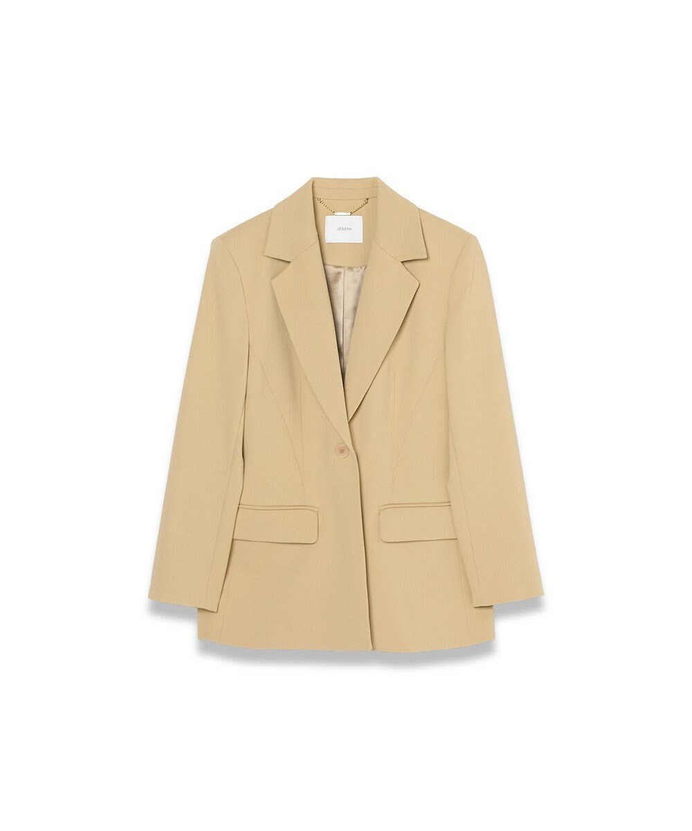 【ジョゼフ/JOSEPH】のコンフォートキャディージャケット FALLON インテリア・キッズ・メンズ・レディースファッション・服の通販 founy(ファニー) 　ファッション　Fashion　レディースファッション　Fashion for Women　アウター　Coat / Outerwear Collection　レディースジャケット・軽アウター　Jackets　テーラードジャケット / 通勤・きれいめスタイル　Tailored Jackets & Blazers　ジャケット　Jacket, Outerwear　ストレッチ　Stretch, Stretchy Fabric　スリム　Slim, Slim Fit　フィット　Fit, Slim Fit　フラップ　Flap, Flap Pocket　ポケット　Pocket, Pocket Detail　夏　Summer　春　Spring　S/S・春夏　SS, Spring/Summer, Warm Season　Powder|ID: prp329100004812928 ipo3291000000034941220