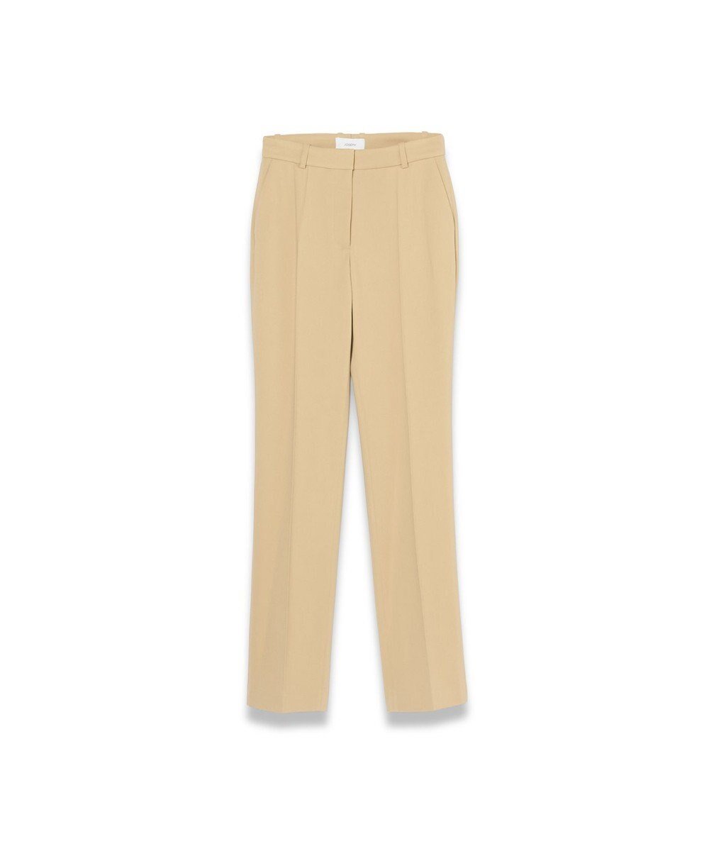 【ジョゼフ/JOSEPH】のコンフォートキャディー スリムフィットトラウザーズ COLBURN インテリア・キッズ・メンズ・レディースファッション・服の通販 founy(ファニー) 　ファッション　Fashion　レディースファッション　Fashion for Women　パンツ　Pants & Trousers　ストレッチ　Stretch, Stretchy Fabric　センター　Center, Center Line　ポケット　Pocket, Pocket Detail　エレガント 上品　Elegant　夏　Summer　春　Spring　S/S・春夏　SS, Spring/Summer, Warm Season　Powder|ID: prp329100004812929 ipo3291000000034941223