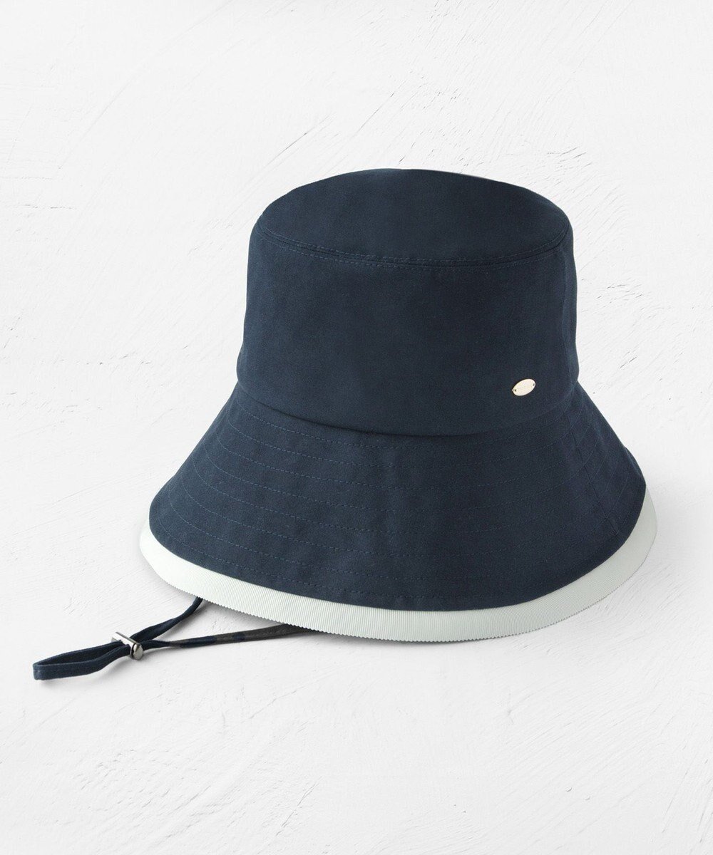 【トッカ/TOCCA】の【サイズ調整可】TRIM RIBBON BUCKET HAT コットン バケットハット インテリア・キッズ・メンズ・レディースファッション・服の通販 founy(ファニー) 　ファッション　Fashion　レディースファッション　Fashion for Women　キャップ&ハット　Hats & Caps　吸水　Absorbent, Quick-Dry　抗菌　Antibacterial, Bacteria-Resistant　トラベル　Travel, Travel Gear　定番　Standard, Basic Item　帽子　Hat, Headwear　ラップ　Wrap, Wrap Design　S/S・春夏　SS, Spring/Summer, Warm Season　夏　Summer　2026年　2026　ネイビー系|ID: prp329100004812934 ipo3291000000034941238