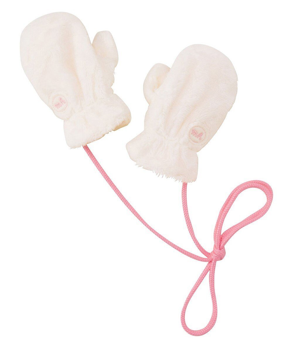 【ミキハウスホットビスケッツ/MIKI HOUSE HOT BISCUITS / KIDS】の【ミキハウス】【0-2歳】 マイクロファー ミトン インテリア・キッズ・メンズ・レディースファッション・服の通販 founy(ファニー) 　ファッション　Fashion　キッズファッション　Fashion for Kids　おすすめ　Recommended / Our Picks　なめらか　Smooth, Silky Texture　A/W・秋冬　Autumn/Winter　防寒　Cold Protection, Winter-Ready　白|ID: prp329100004813764 ipo3291000000034959101