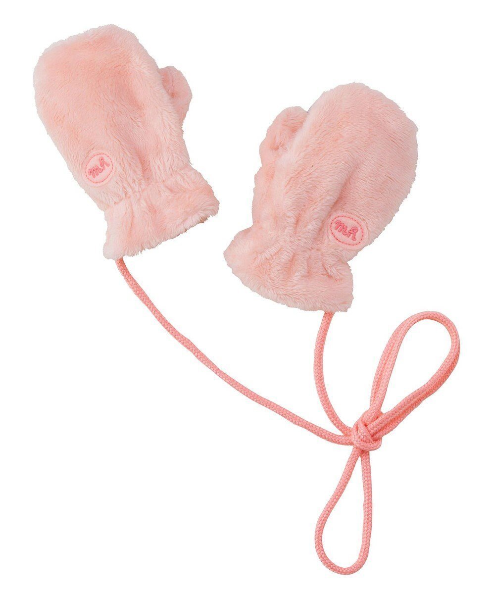 【ミキハウスホットビスケッツ/MIKI HOUSE HOT BISCUITS / KIDS】の【ミキハウス】【0-2歳】 マイクロファー ミトン インテリア・キッズ・メンズ・レディースファッション・服の通販 founy(ファニー) 　ファッション　Fashion　キッズファッション　Fashion for Kids　おすすめ　Recommended / Our Picks　なめらか　Smooth, Silky Texture　A/W・秋冬　Autumn/Winter　防寒　Cold Protection, Winter-Ready　ピンク|ID: prp329100004813764 ipo3291000000034959102