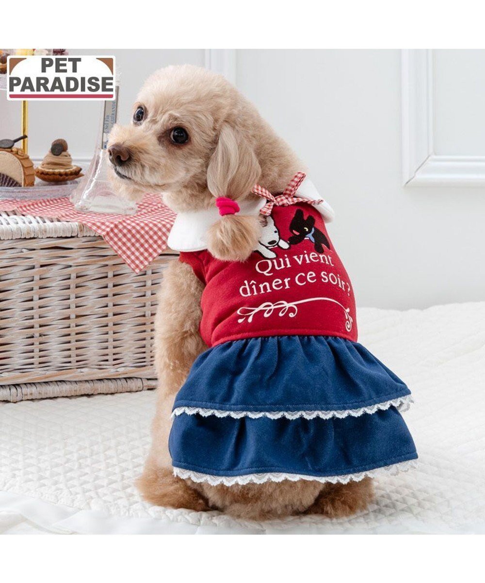 【ペットパラダイス/PET PARADISE / GOODS】のリサとガスパール トレーナー ワンピース 《レッド》 小型犬 人気、トレンドファッション・服の通販 founy(ファニー) 　トレーナー　Sweatshirt, Trainer　パール　Pearl, Pearl Accent　夏　Summer　春　Spring　S/S・春夏　SS, Spring/Summer, Warm Season　犬　Dog　ホーム・キャンプ・アウトドア・お取り寄せ　Home Living / Home & Lifestyle / Camping Gear / Outdoor Camping　ペットグッズ　Pet Supplies　 other-1|ID: prp329100004813767 ipo3291000000034959119