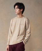 【ジェイ プレス/J.PRESS / MEN】の【J.PRESS USA】ボーダー刺繍ロングTシャツ 人気、トレンドファッション・服の通販 founy(ファニー) ファッション Fashion メンズファッション Fashion for Men トップス・カットソー Cut & Sew Tops メンズシャツ Shirts ロングTシャツ・Tシャツ / 着回し力抜群 Longline T-Shirts & Tees カットソー Cut and Sewn Top シンプル Simple, Minimal スタンダード Standard, Basic チェーン Chain, Chain Strap フィット Fit, Slim Fit ボーダー Border, Stripe メンズ Men's, Menswear レギュラー Regular, Standard Fit ロング Long, Long-Length ワンポイント One Point, Statement Accent 夏 Summer S/S・春夏 SS, Spring/Summer, Warm Season A/W・秋冬 Autumn/Winter thumbnail ベージュ系1|ID: prp329100004813772 ipo3291000000034959211