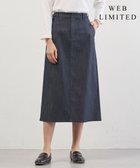 【ジェイ プレス/J.PRESS】の【WEB限定】セルロースシャンブレー ナロー スカート 人気、トレンドファッション・服の通販 founy(ファニー) ファッション Fashion レディースファッション Fashion for Women スカート Skirts インディゴ Indigo Denim 春 Spring ストレート Straight, Straight Cut デニム Denim, Jeans Material ドット Polka Dot, Dot Pattern バランス Balance, Style Balance A/W・秋冬 Autumn/Winter S/S・春夏 SS, Spring/Summer, Warm Season 夏 Summer エレガント 上品 Elegant thumbnail 【WEB限定】ネイビー系|ID: prp329100004813792 ipo3291000000034959380