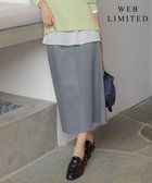 【ジェイ プレス/J.PRESS】の【WEB限定】セルロースシャンブレー ナロー スカート 【WEB限定】グレー系|ID: prp329100004813792 ipo3291000000035202362