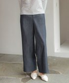 【ジェイ プレス/J.PRESS】のセルロースシャンブレー セミワイド パンツ ネイビー系|ID: prp329100004813794 ipo3291000000035202370