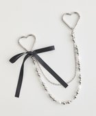 【アースミュージックアンドエコロジー/earth music&ecology】のリボンパールバッグチャーム 人気、トレンドファッション・服の通販 founy(ファニー) ファッション Fashion レディースファッション Fashion for Women おすすめ Recommended / Our Picks チャーム Charm, Pendant パール Pearl, Pearl Accent フェミニン Feminine, Girly メタル Metal, Metal Parts リボン Ribbon, Bow thumbnail シルバー|ID: prp329100004813795 ipo3291000000034959389