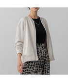 【23区/NIJYUSANKU】の【WEB&一部店舗限定】クリアコットンテリー ダブルジップ ブルゾン ホワイト系|ID:prp329100004813796