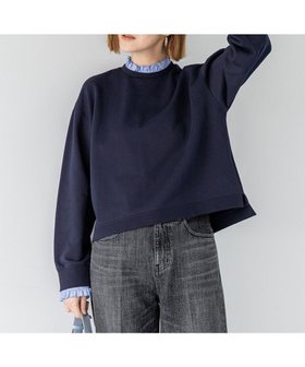 【23区/NIJYUSANKU】 【WEB&一部店舗限定】クリアコットンテリー ストライプフリル スウェット人気、トレンドファッション・服の通販 founy(ファニー) ファッション Fashion レディースファッション Fashion for Women トップス・カットソー Cut & Sew Tops レディースパーカー・カジュアルフーディー Casual Hoodies & Sweatshirts スウェット・クルーネックトップス Sweatshirts & Crewnecks / Relaxed Fit Sweat Tops インナー Innerwear 春 Spring カフス Cuff Design クロップド Cropped, Short Length スウェット / スエット Sweatshirt, Sweatwear ストライプ Stripe, Striped Pattern なめらか Smooth, Silky Texture バランス Balance, Style Balance フリル Frill, Ruffle ブルゾン Blouson, Bomber Jacket ベーシック Basic, Essential ループ Loop, Loop Knit ワイド Wide, Wide Fit 冬 Winter / This Winter S/S・春夏 SS, Spring/Summer, Warm Season 夏 Summer エレガント 上品 Elegant |ID:prp329100004813797