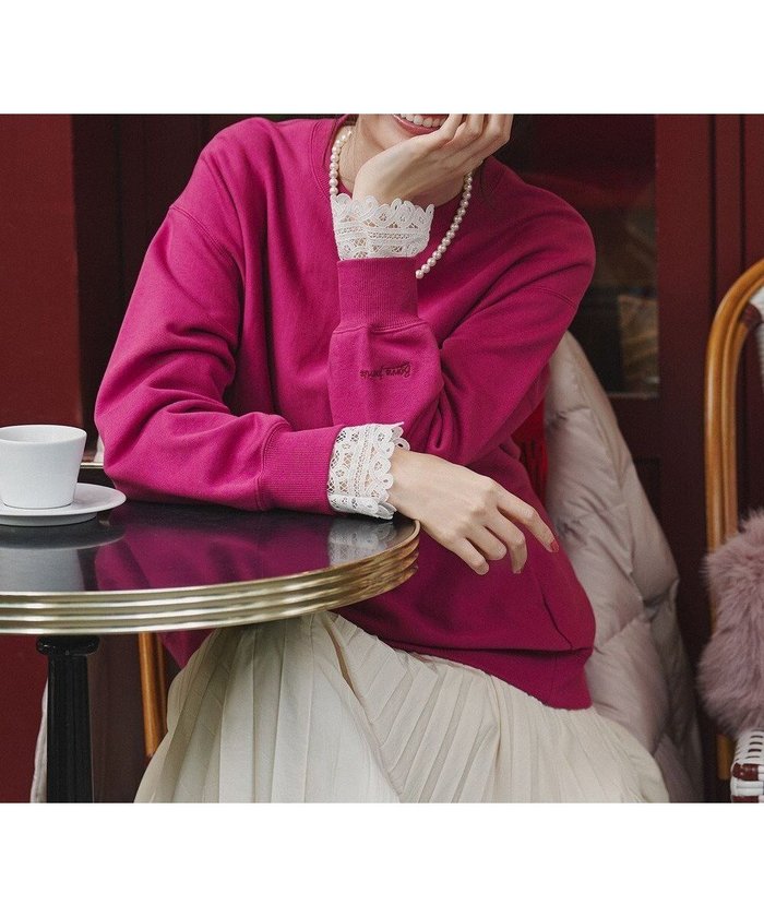 【23区/NIJYUSANKU】の【「アイスの実」とおそろいカラーあり】カラー スウェット インテリア・キッズ・メンズ・レディースファッション・服の通販 founy(ファニー) https://founy.com/ ファッション Fashion レディースファッション Fashion for Women トップス・カットソー Cut & Sew Tops レディースパーカー・カジュアルフーディー Casual Hoodies & Sweatshirts スウェット・クルーネックトップス Sweatshirts & Crewnecks / Relaxed Fit Sweat Tops 春 Spring スウェット / スエット Sweatshirt, Sweatwear スリット Slit, Slit Detail デニム Denim, Jeans Material バランス Balance, Style Balance ポケット Pocket, Pocket Detail ラベンダー Lavender リラックス Relax, Relaxed Fit ループ Loop, Loop Knit ロング Long, Long-Length S/S・春夏 SS, Spring/Summer, Warm Season 夏 Summer エレガント 上品 Elegant |ID: prp329100004813798 ipo3291000000036378574