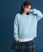 【グリーンパークス/Green Parks】のfuwaっと袖パフニットプルオーバー 人気、トレンドファッション・服の通販 founy(ファニー) ファッション Fashion レディースファッション Fashion for Women トップス・カットソー Cut & Sew Tops ニット Knit Tops & Sweaters カジュアルプルオーバー・ニットトップス Pullovers & Knit Tops / Casual Pullovers セーター Sweater, Knitwear フェミニン Feminine, Girly ボックス Boxy, Box Shape ポケット Pocket, Pocket Detail A/W・秋冬 Autumn/Winter thumbnail Blue|ID: prp329100004813799 ipo3291000000034959414