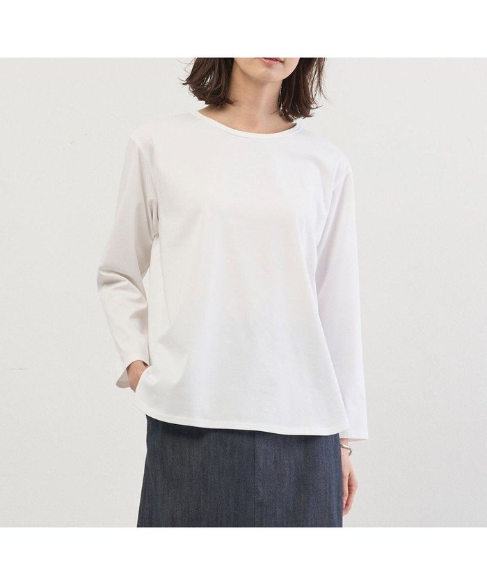 【ジェイ プレス/J.PRESS】のベーシックジャージー シャツテール カットソー インテリア・キッズ・メンズ・レディースファッション・服の通販 founy(ファニー) https://founy.com/ ファッション Fashion レディースファッション Fashion for Women トップス・カットソー Cut & Sew Tops シャツ・ブラウス・オフィスカジュアル Elegant Blouses & Button-Ups ロングTシャツ・Tシャツ Longline T-Shirts & Tees カットソー・ベーシックTシャツ Cut-and-Sewn Tops / Stretch Tees & Basics カットソー Cut and Sewn Top シルケット Silket, Silky Cotton シンプル Simple, Minimal スウェット / スエット Sweatshirt, Sweatwear パイピング Piping, Trim Design ベーシック Basic, Essential ラウンド Round, Round Neck エレガント 上品 Elegant 夏 Summer S/S・春夏 SS, Spring/Summer, Warm Season A/W・秋冬 Autumn/Winter |ID: prp329100004813800 ipo3291000000034959417