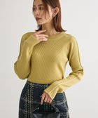 【グリーンパークス/Green Parks】のラメライン入りリブニットプルオーバー 人気、トレンドファッション・服の通販 founy(ファニー) ファッション Fashion レディースファッション Fashion for Women トップス・カットソー Cut & Sew Tops ニット Knit Tops & Sweaters カジュアルプルオーバー・ニットトップス Pullovers & Knit Tops / Casual Pullovers おすすめ Recommended / Our Picks インナー Innerwear セーター Sweater, Knitwear フィット Fit, Slim Fit プレーン Plain, Simple ボーダー Border, Stripe ポケット Pocket, Pocket Detail A/W・秋冬 Autumn/Winter thumbnail Green|ID: prp329100004813801 ipo3291000000034959423