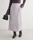 【グリーンパークス/Green Parks】のなめらかタッチスウェード調Iラインスカート 人気、トレンドファッション・服の通販 founy(ファニー) ファッション Fashion レディースファッション Fashion for Women スカート Skirts なめらか Smooth, Silky Texture シンプル Simple, Minimal スリット Slit, Slit Detail ポケット Pocket, Pocket Detail ロング Long, Long-Length エレガント 上品 Elegant A/W・秋冬 Autumn/Winter thumbnail Lavender|ID: prp329100004813802 ipo3291000000034959430