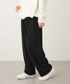 【クラフトスタンダードブティック/CRAFT STANDARD BOUTIQUE】の起毛カットソーイージーパンツ 人気、トレンドファッション・服の通販 founy(ファニー) ファッション Fashion レディースファッション Fashion for Women パンツ Pants & Trousers おすすめ Recommended / Our Picks カットソー Cut and Sewn Top スニーカー Sneakers, Trainers フィット Fit, Slim Fit ボトム Bottoms, Lower Wear ポケット Pocket, Pocket Detail リラックス Relax, Relaxed Fit ワイド Wide, Wide Fit エレガント 上品 Elegant A/W・秋冬 Autumn/Winter thumbnail Black|ID: prp329100004813809 ipo3291000000035549218