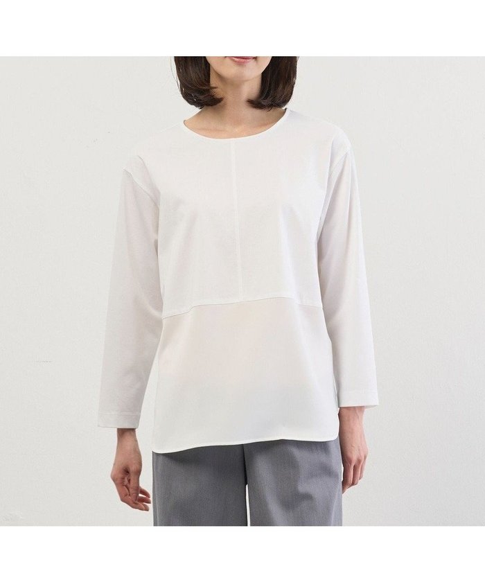 【ジェイ プレス/J.PRESS】のベーシックジャージー レイヤードフレア カットソー インテリア・キッズ・メンズ・レディースファッション・服の通販 founy(ファニー) https://founy.com/ ファッション Fashion レディースファッション Fashion for Women トップス・カットソー Cut & Sew Tops シャツ・ブラウス・オフィスカジュアル Elegant Blouses & Button-Ups ロングTシャツ・Tシャツ Longline T-Shirts & Tees カットソー・ベーシックTシャツ Cut-and-Sewn Tops / Stretch Tees & Basics おすすめ Recommended / Our Picks インナー Innerwear カットソー Cut and Sewn Top カーディガン Cardigan, Knitwear サテン Satin, Glossy Fabric シルケット Silket, Silky Cotton バランス Balance, Style Balance ベーシック Basic, Essential エレガント 上品 Elegant 夏 Summer S/S・春夏 SS, Spring/Summer, Warm Season A/W・秋冬 Autumn/Winter |ID: prp329100004813810 ipo3291000000034959460